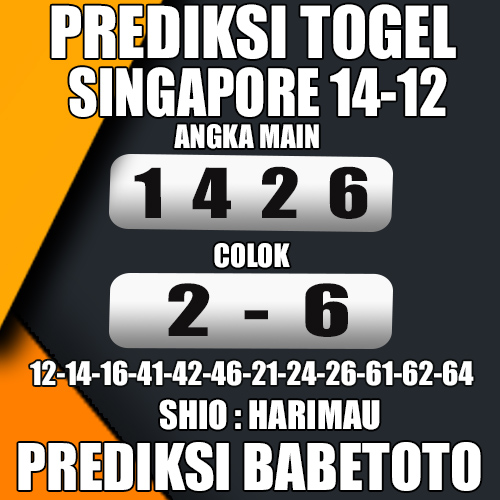 Prediksi SINGAPORE 14 Desember 2024