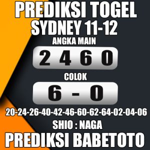 Prediksi Sydney 11 Desember 2024