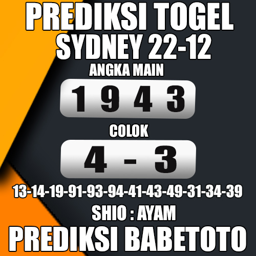 Prediksi Sydney 22 Desember 2024