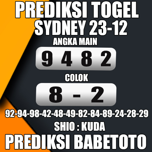 Prediksi Sydney 23 Desember 2024