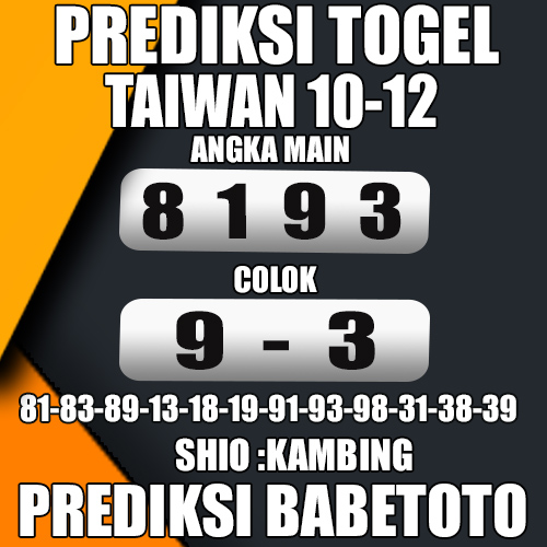 Prediksi Taiwan 10 Desember 2024