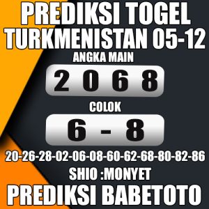 Prediksi TURKMENISTAN 05 Desember  2024