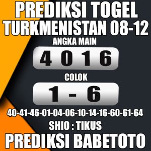 Prediksi TURKMENISTAN 08 Desember  2024