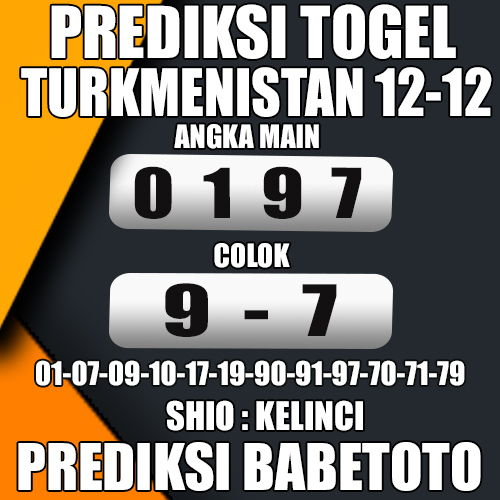 Prediksi TURKMENISTAN 12 Desember  2024