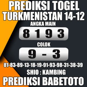 Prediksi TURKMENISTAN 14 Desember 2024