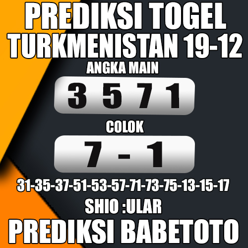 Prediksi TURKMENISTAN 19 Desember  2024