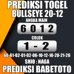  Prediksi Bullseye 20 Desember 2024